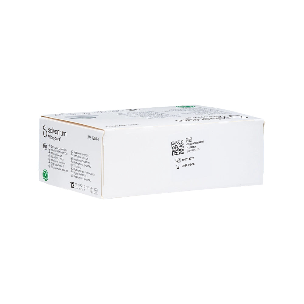 1"-Wide 3M Micropore Medical Paper Tape Case (12)