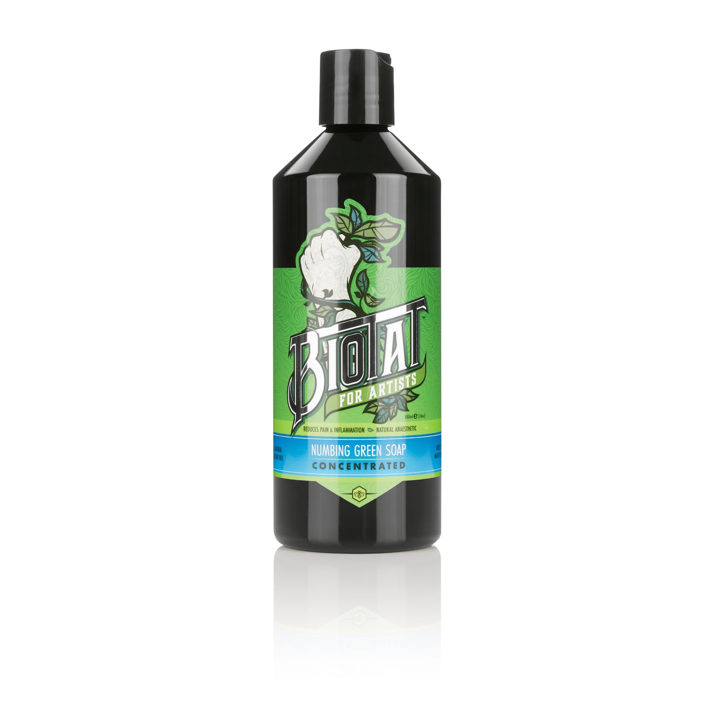 Biotat Numbing Green Soap — Concentrated — 16oz Spray Bottle - Ultimate Beauty