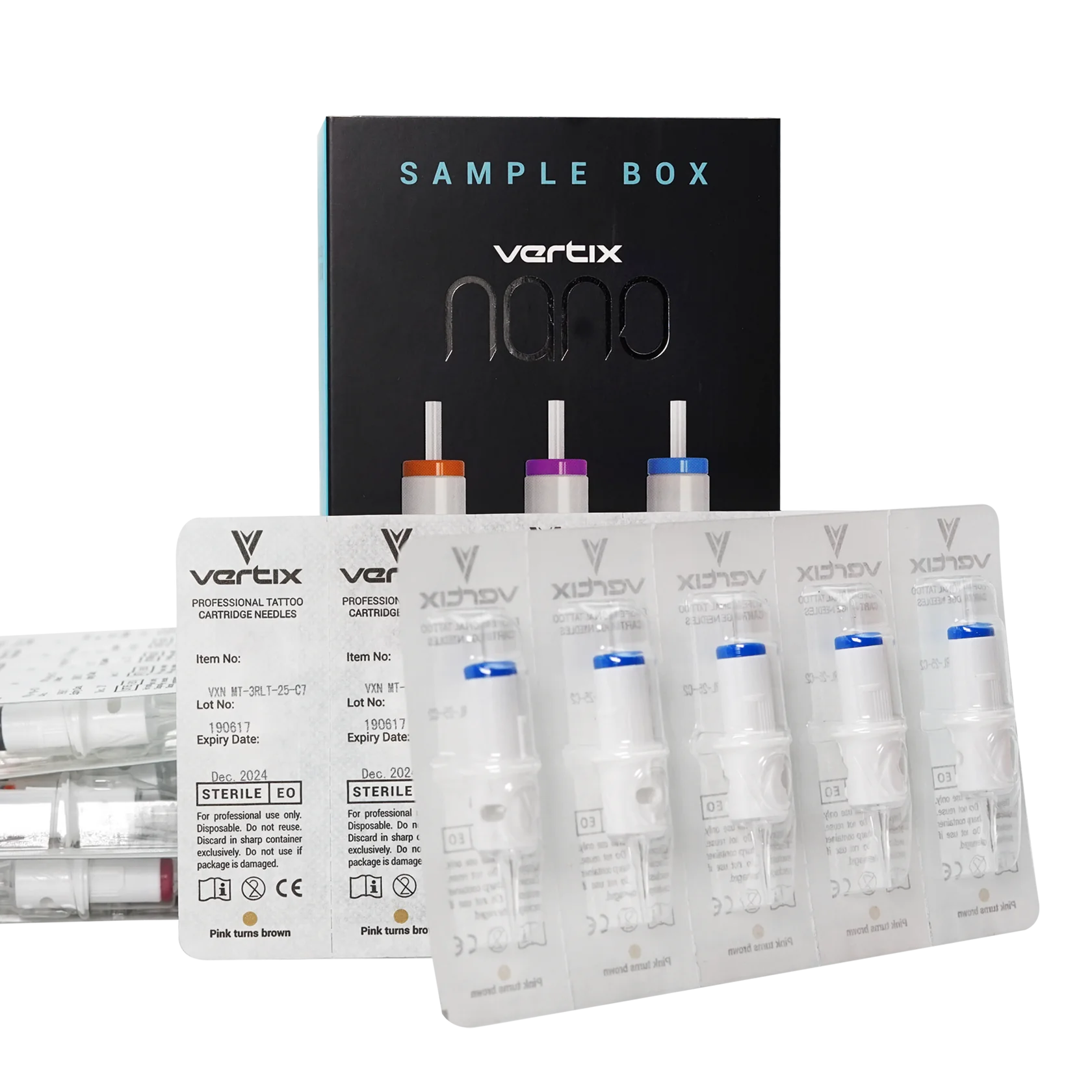 Vertix Nano Membrane Cartridge Needles — Sample Pack of 40 - Ultimate Beauty