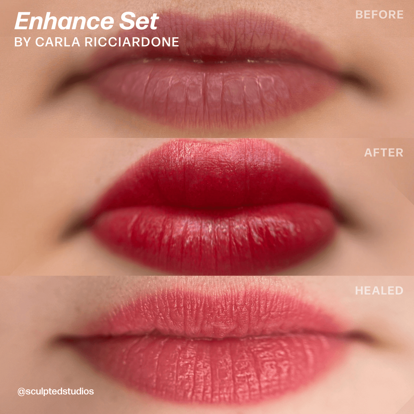 Carla Ricciardone Enhance Lip Set — Perma Blend — 8 1/2oz Bottles