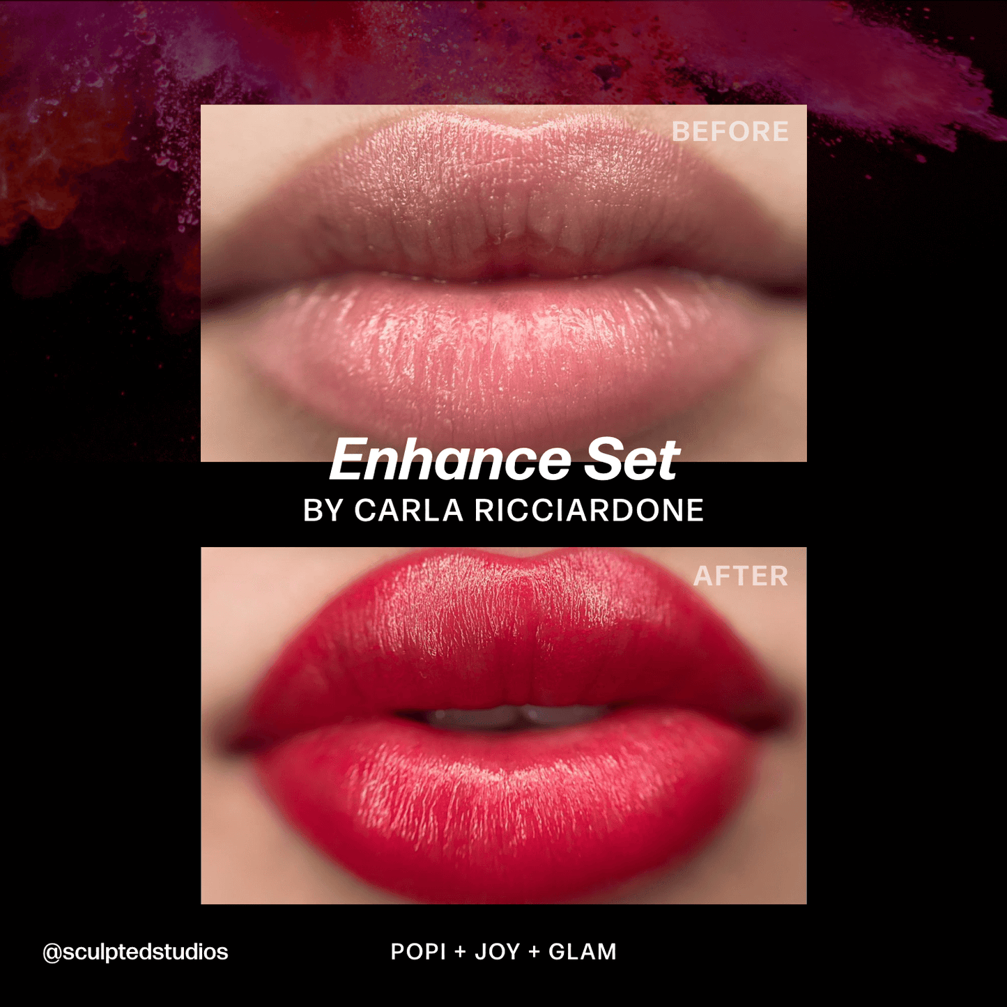 Carla Ricciardone Enhance Lip Set — Perma Blend — 8 1/2oz Bottles