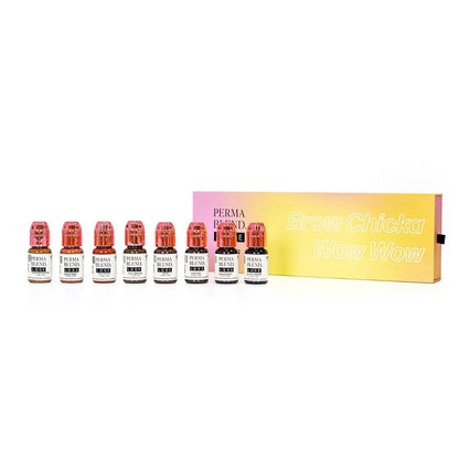 Luxe Brow Chicka Wow Wow Brow Set — Luxe Perma Blend — 8 1/2oz Bottles - Ultimate Beauty