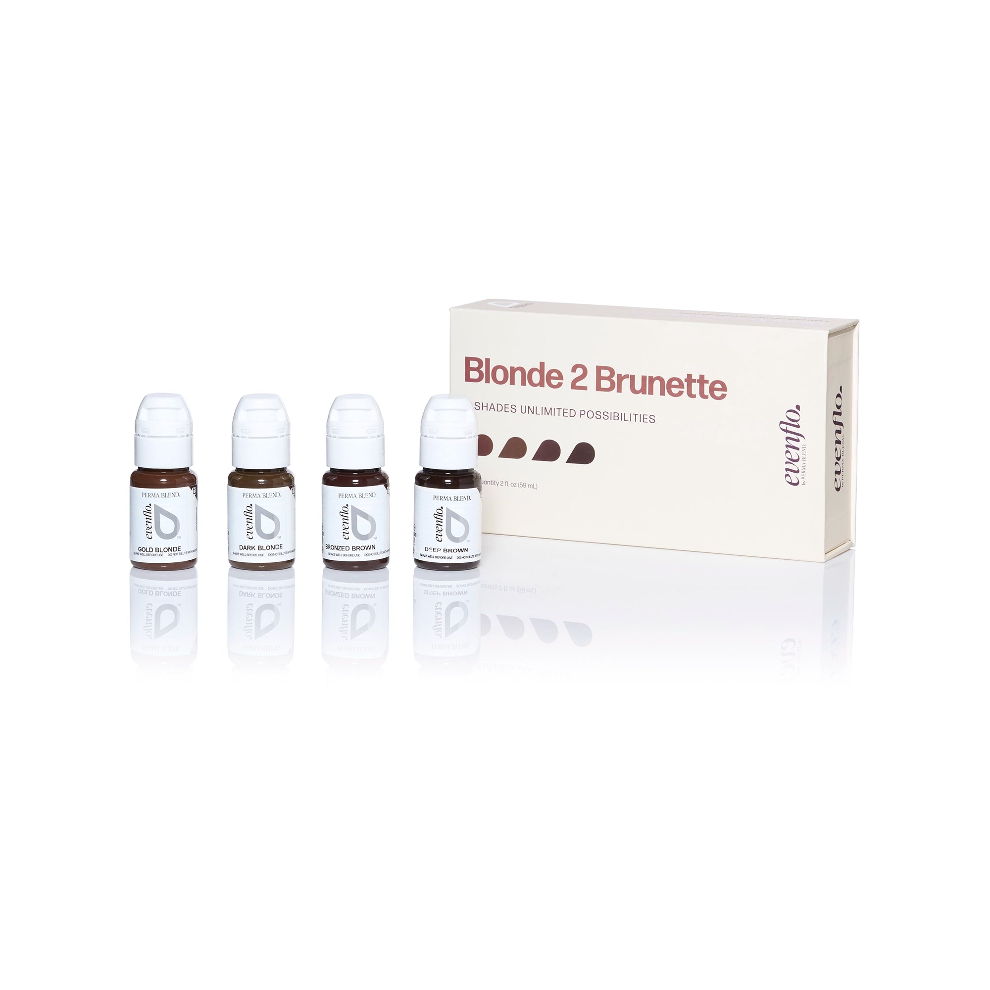Evenflo Blonde 2 Brunette Set — 4 1/2oz Bottles