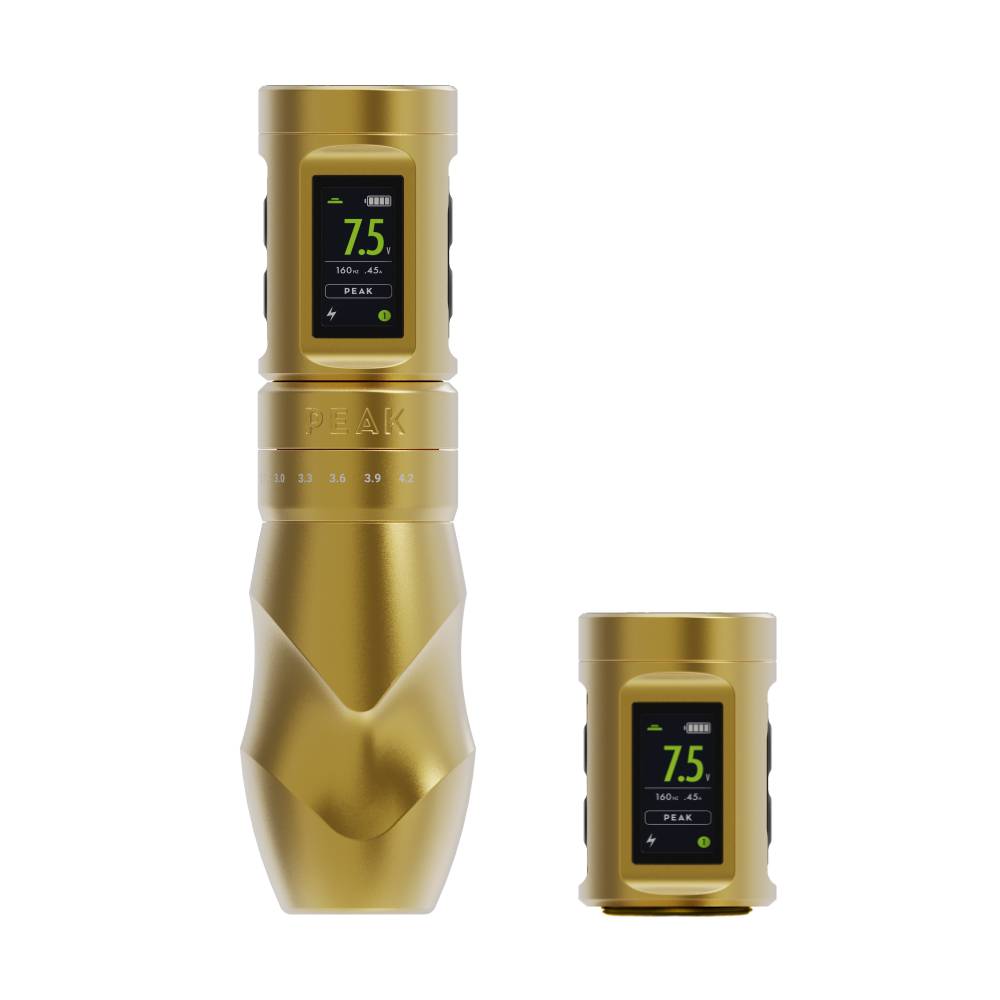 Peak Solice Pro 2 Wireless Tattoo Machine with 1 Spare Battery