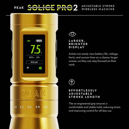 Peak Solice Pro 2 Wireless Tattoo Machine - Ultimate Beauty