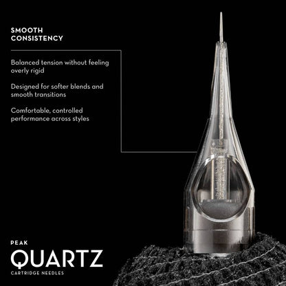 Peak Quartz Stippling Needle Cartridges — Box of 20