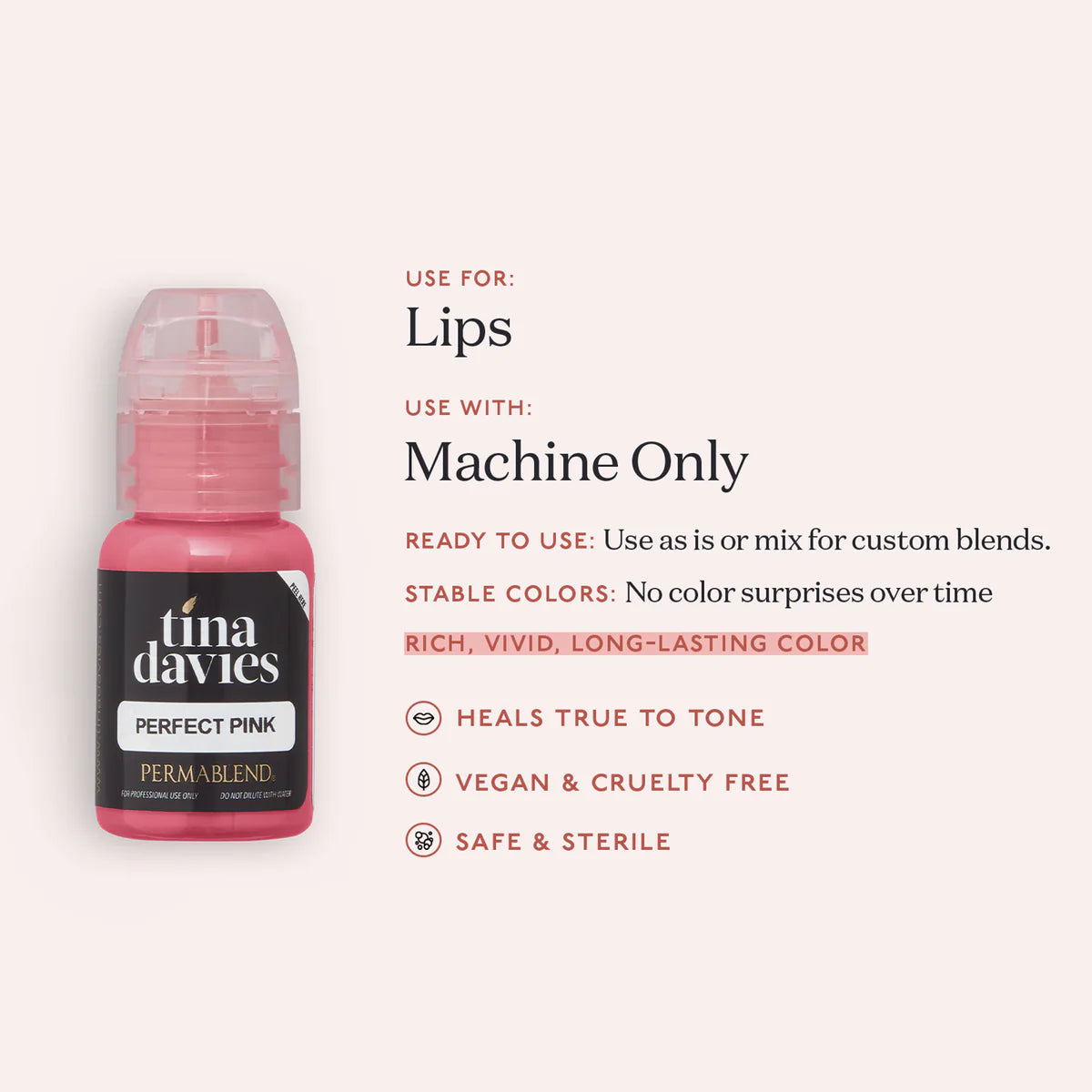 Tina Davies Lip - Perfect Pink - Ultimate Beauty