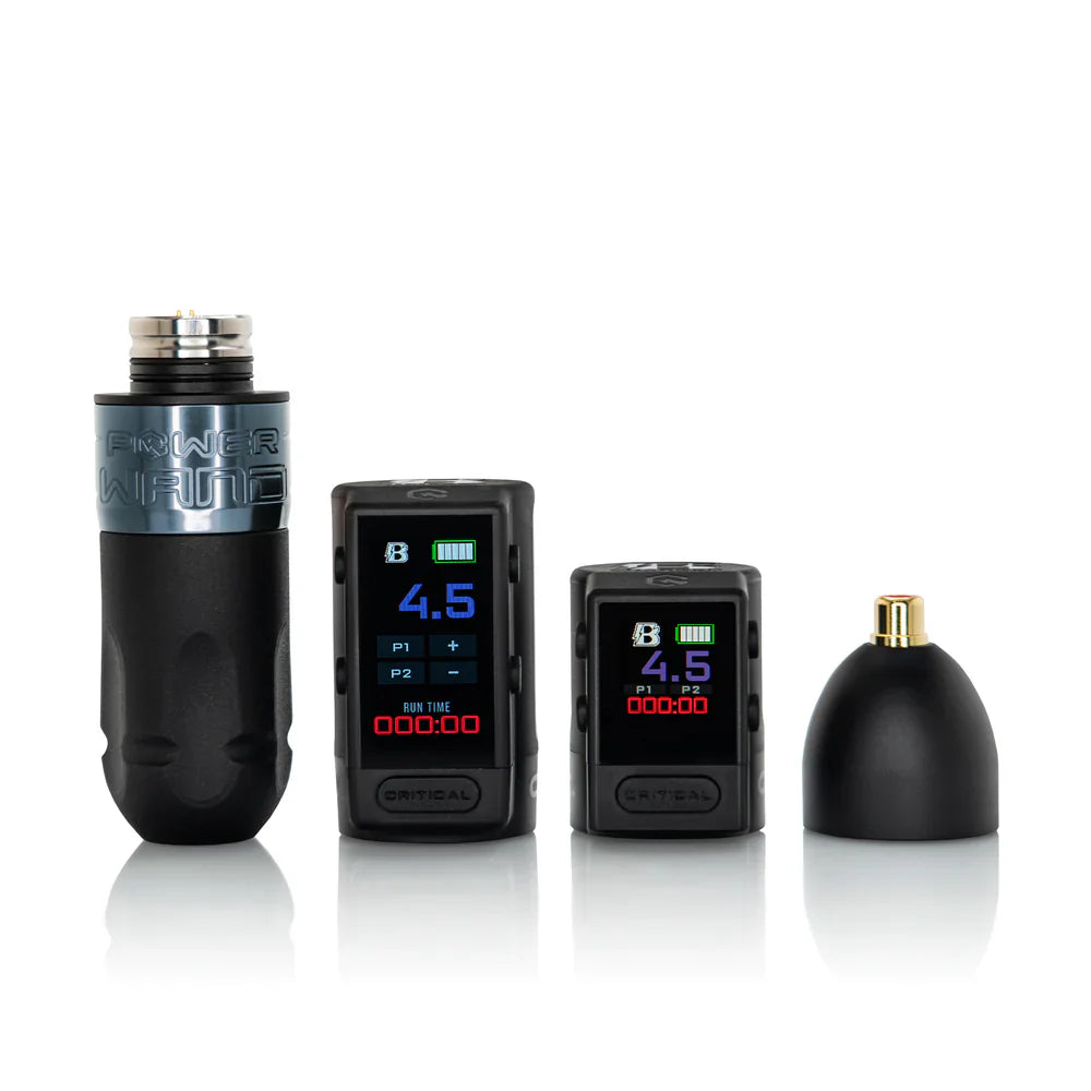 Critical X Bishop Power Wand w/ Advanced Battery — Full Set - Ultimate Beauty