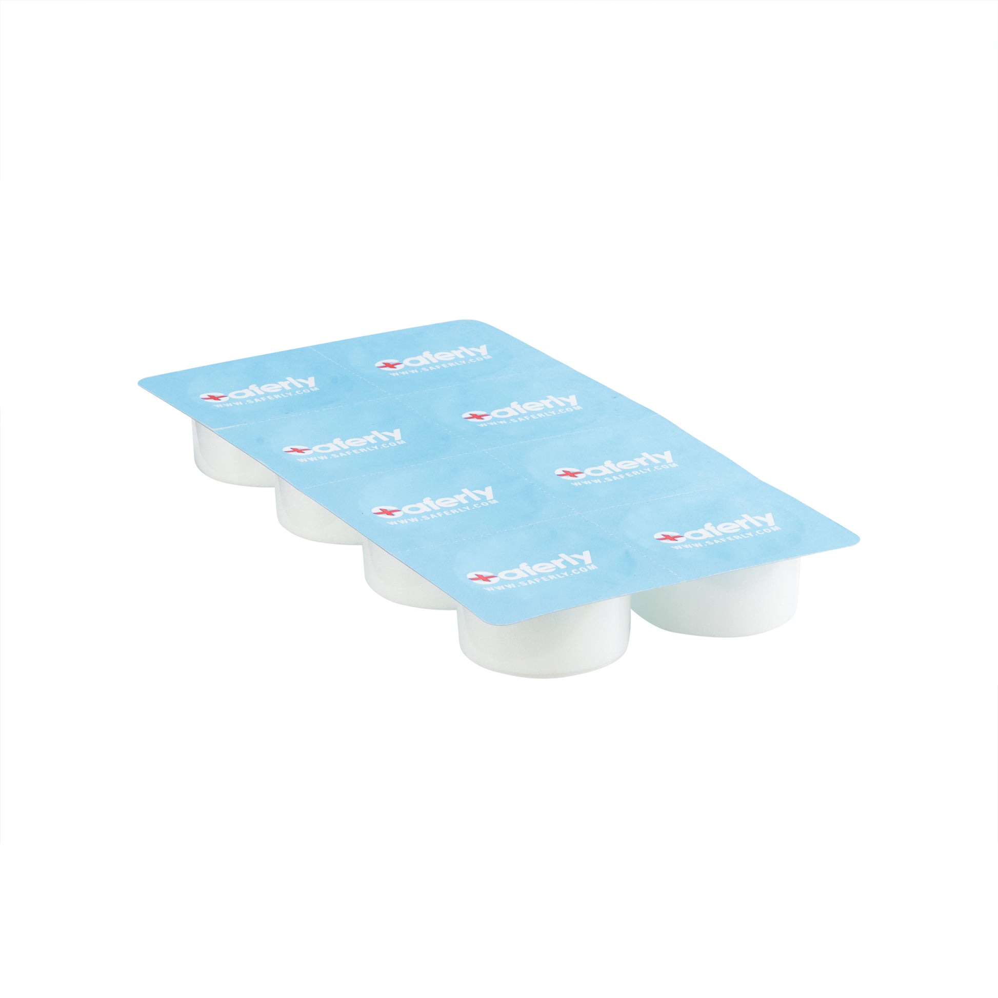 Saferly Rinse Caps with Foam — Box of 24