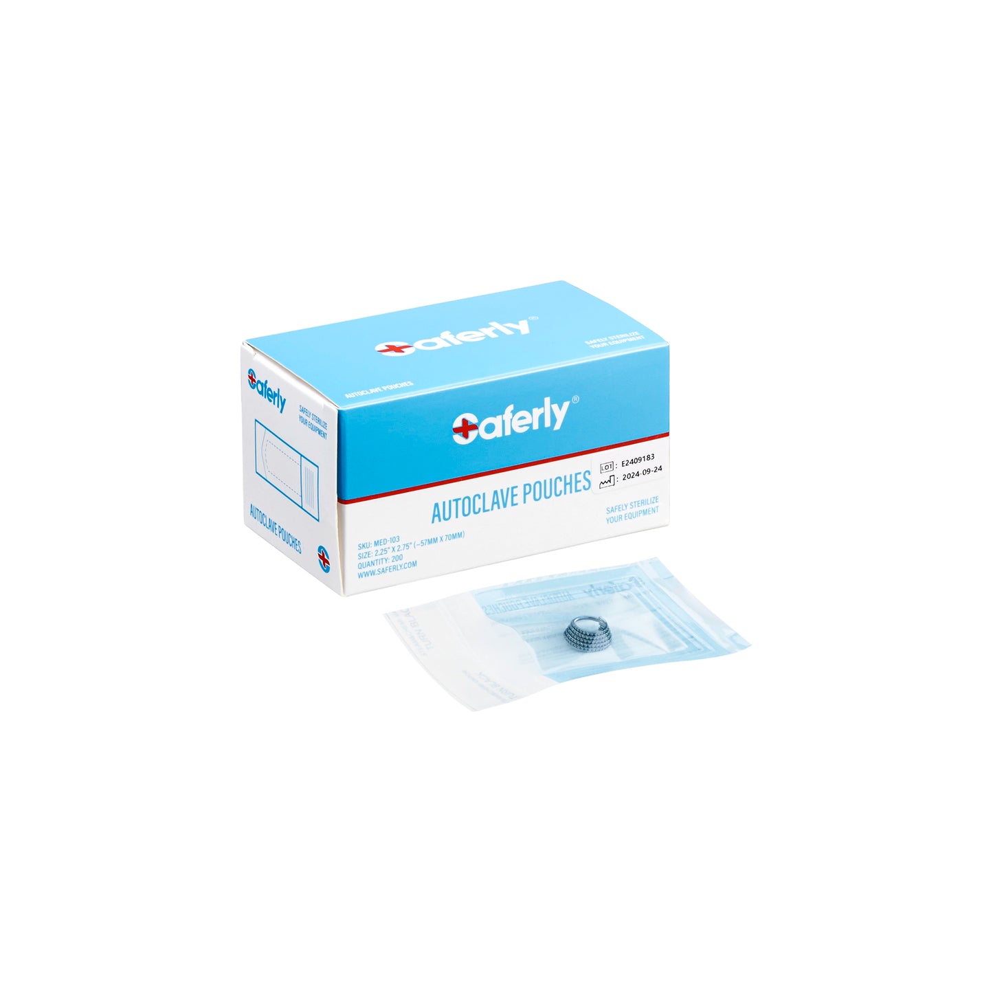 Pick Your Size of 200 Saferly Sterilization Autoclave Pouches