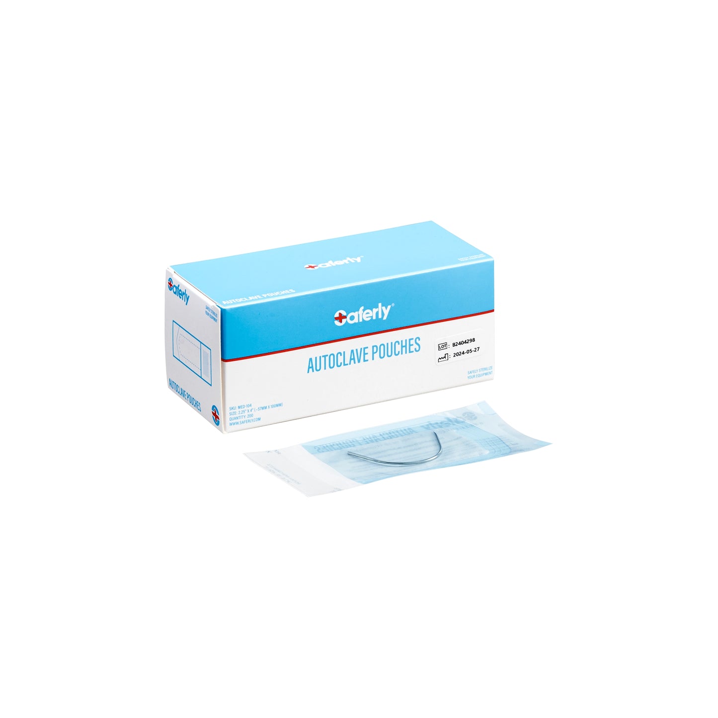 Pick Your Size of 200 Saferly Sterilization Autoclave Pouches