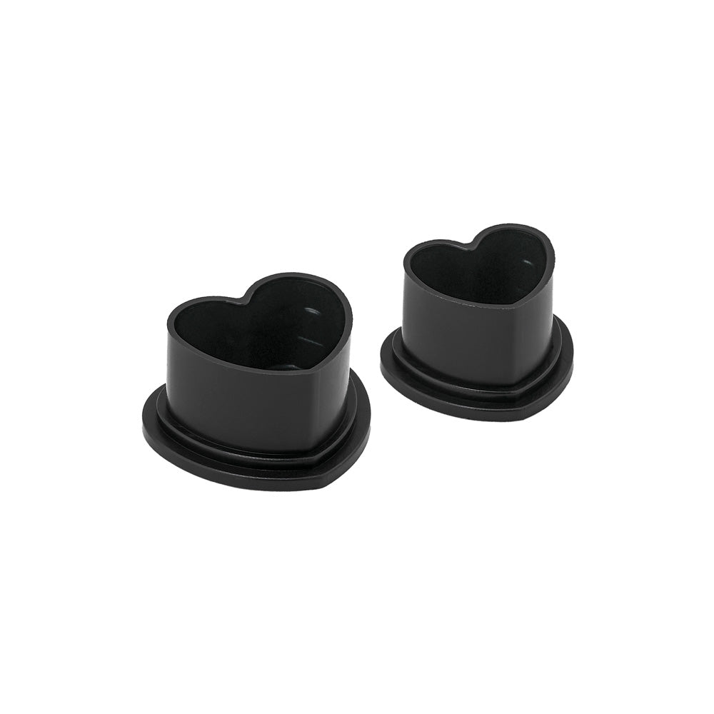 Saferly Heart Silicone Ink Caps — Pick Size and Color — Bag of 500 - Ultimate Beauty