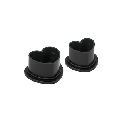 Saferly Heart Silicone Ink Caps — Pick Size and Color — Bag of 500 - Ultimate Beauty