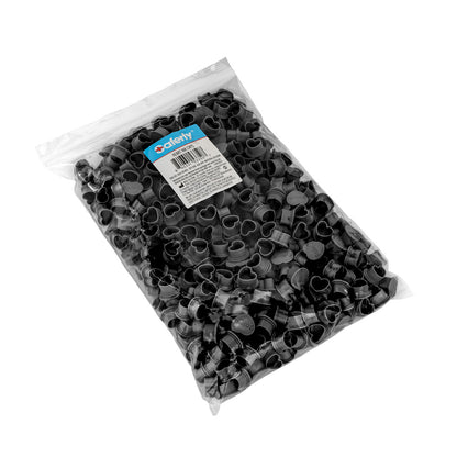 Saferly Heart Silicone Ink Caps — Pick Size and Color — Bag of 500 - Ultimate Beauty