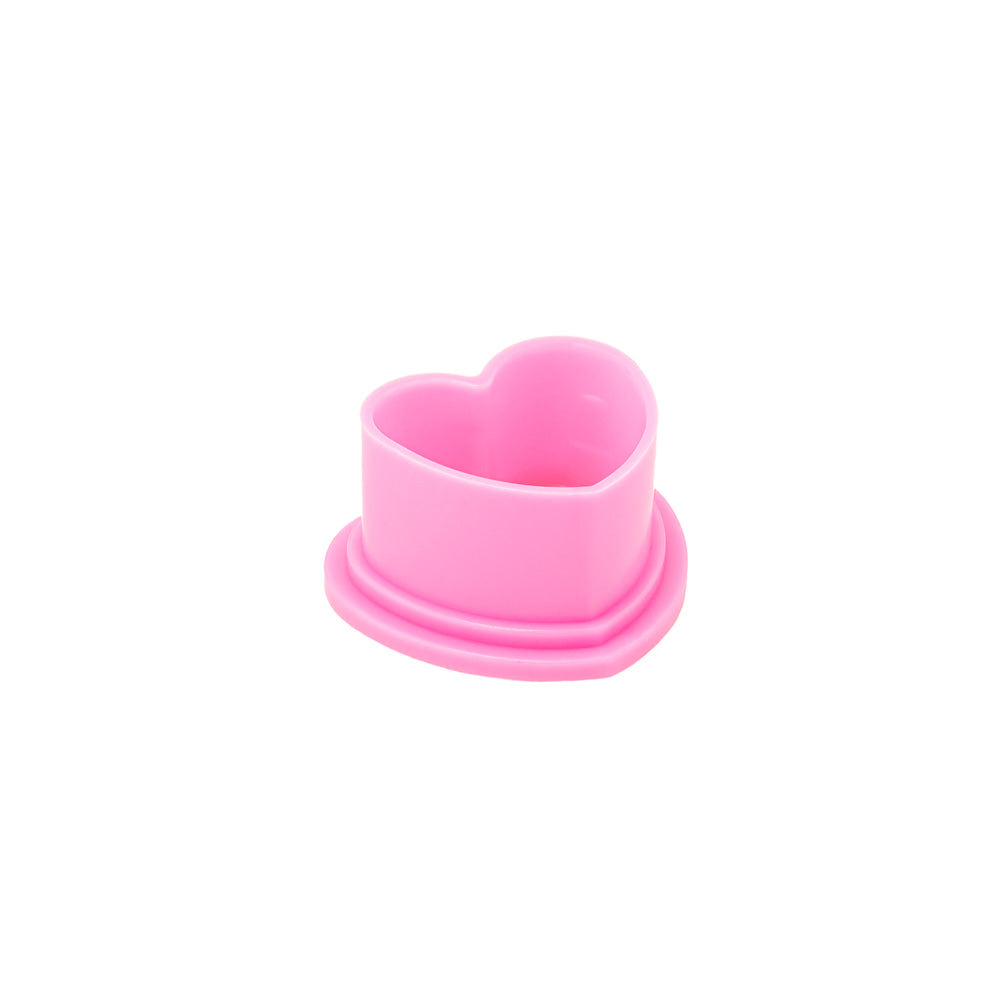Saferly Heart Silicone Ink Caps — Pick Size and Color — Bag of 500 - Ultimate Beauty