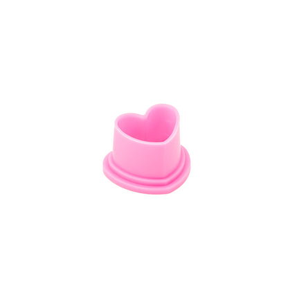 Saferly Heart Silicone Ink Caps — Pick Size and Color — Bag of 500 - Ultimate Beauty