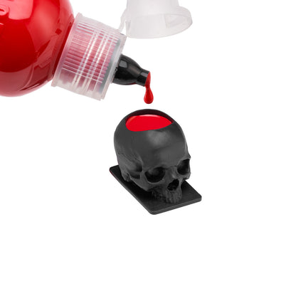 Saferly Skull Silicone Ink Caps —Size #16 (Large) — Bag of 200  — Pick Color - Ultimate Beauty