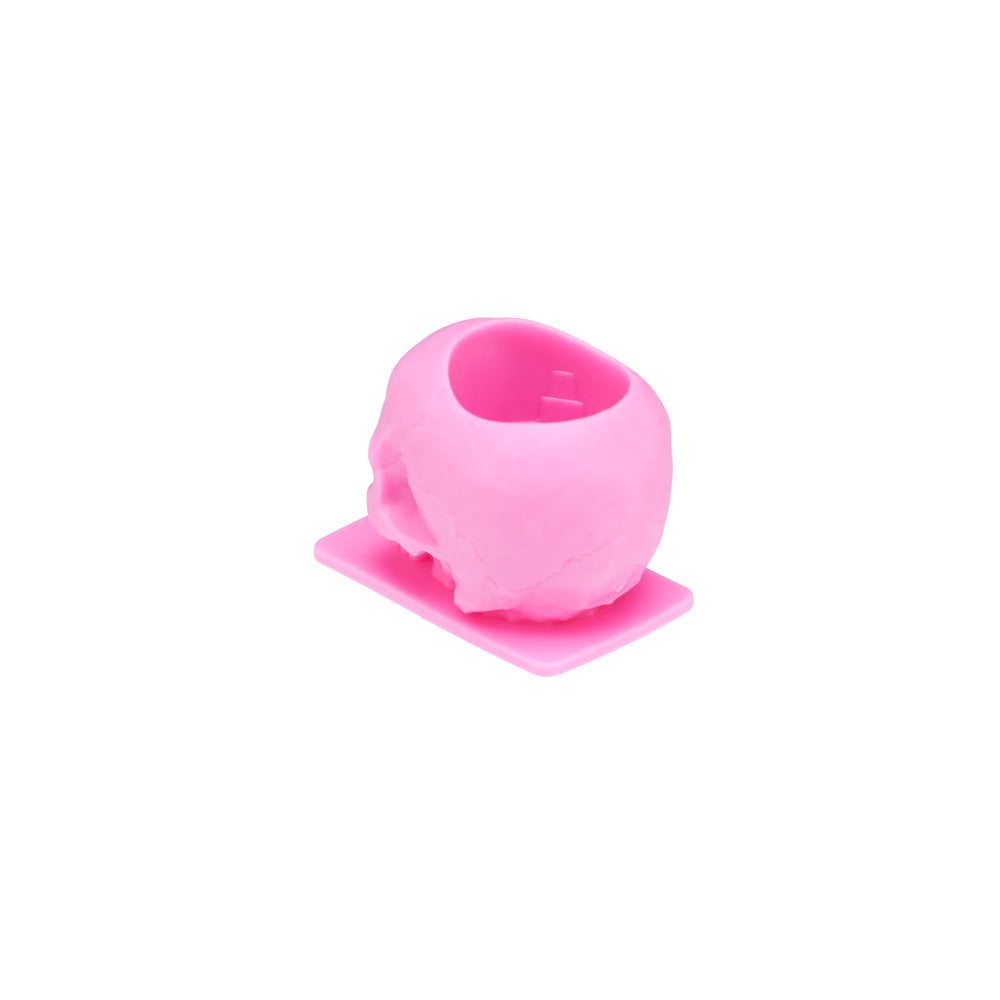 Saferly Skull Silicone Ink Caps —Size #16 (Large) — Bag of 200  — Pick Color - Ultimate Beauty