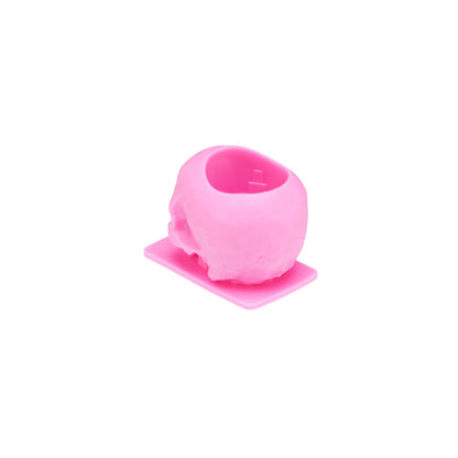 Saferly Skull Silicone Ink Caps —Size #16 (Large) — Bag of 200  — Pick Color - Ultimate Beauty