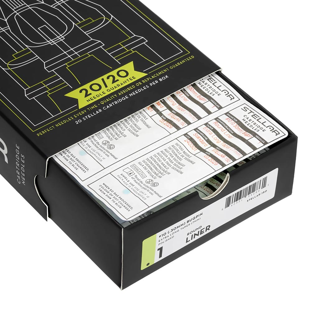 Peak Stellar Needle Cartridges — Box of 20 - Ultimate Beauty