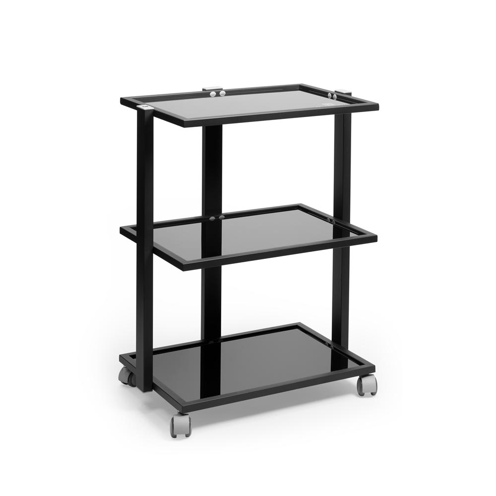 Fellowship Rolling Cart — Black - Ultimate Beauty
