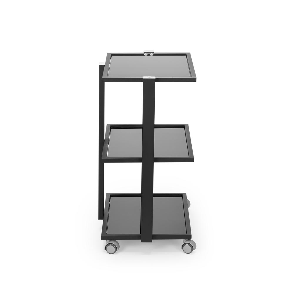 Fellowship Rolling Cart — Black - Ultimate Beauty