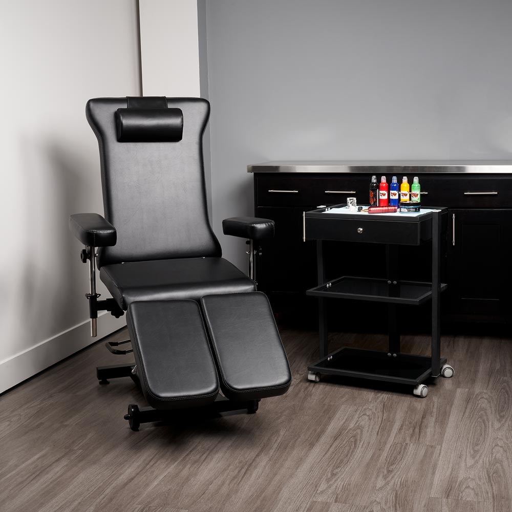Fellowship Locking Cabinet for Rolling Cart — Black - Ultimate Beauty