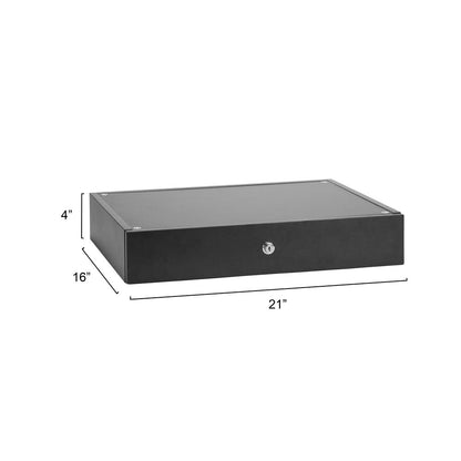 Fellowship Locking Cabinet for Rolling Cart — Black - Ultimate Beauty