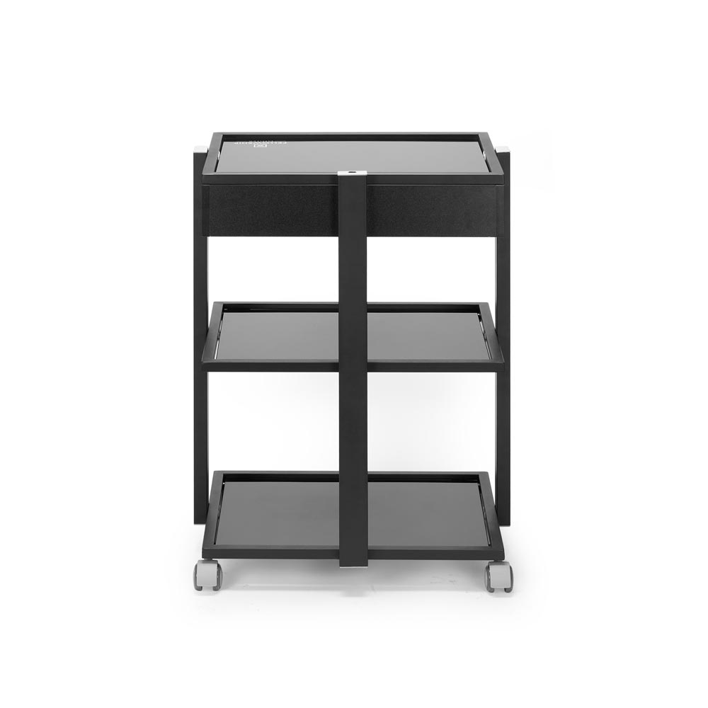 Fellowship Locking Cabinet for Rolling Cart — Black - Ultimate Beauty