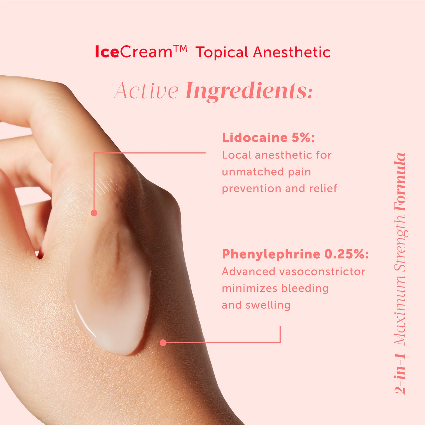 Tina Davies IceCream™ Topical Anesthetic — 1oz Tube - Ultimate Beauty