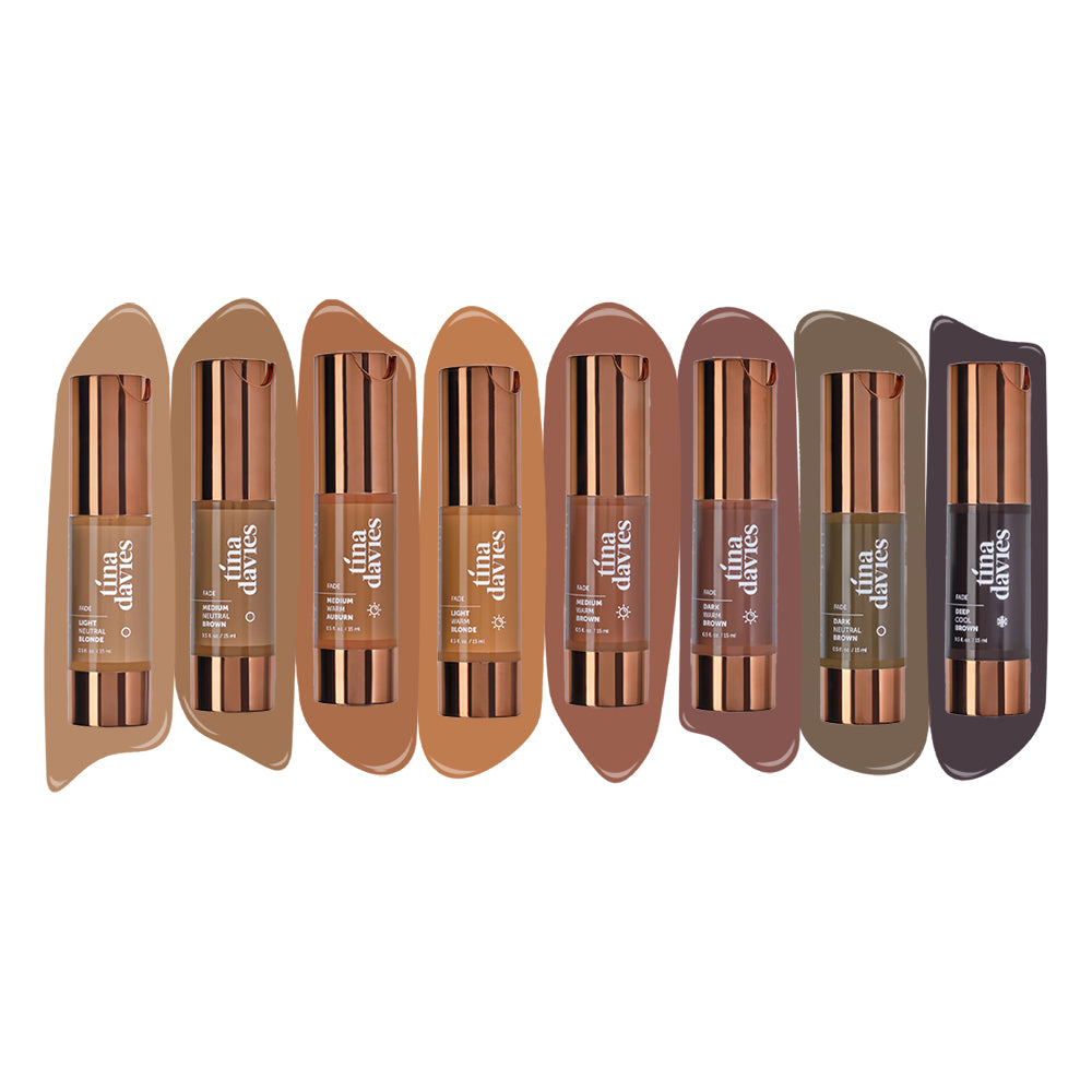 Tina Davies FADE Eyebrow Pigment Collection — 8 1/2oz Bottles - Ultimate Beauty