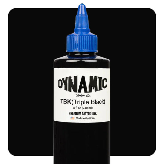 Dynamic Triple Black Tattoo Ink — 8oz Bottle - Painful Pleasures