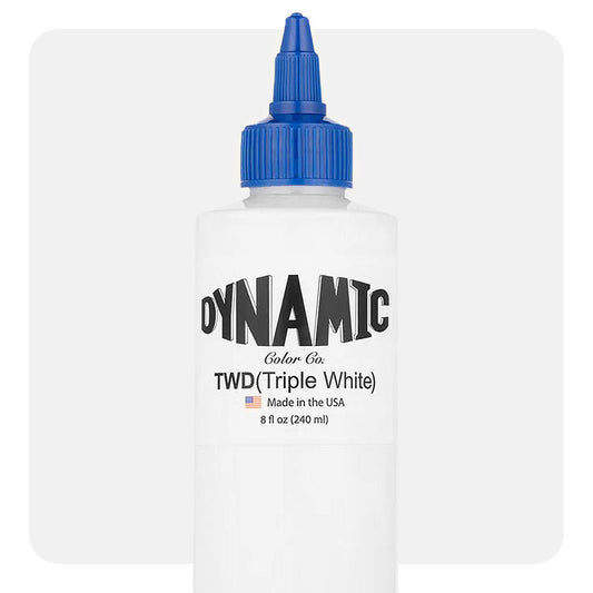 Dynamic Triple White Tattoo Ink — Pick Size - Painful Pleasures