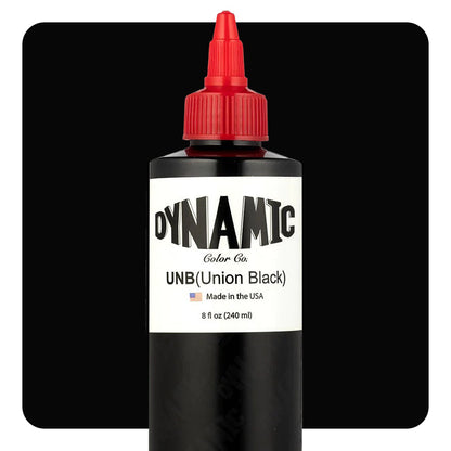 Dynamic Union Black Tattoo Ink - 8oz Bottle