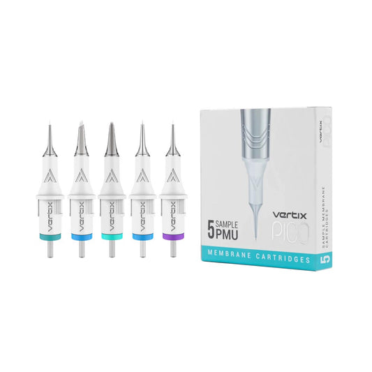Vertix Pico PMU Membrane Cartridge Needles — Sample Pack of 5 - Ultimate Beauty