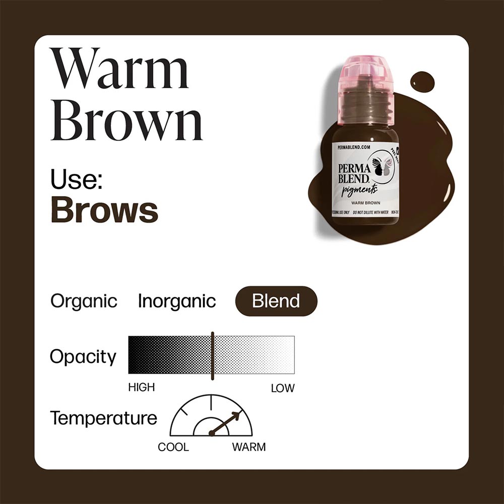 Warm Brown — Perma Blend — 1/2oz Bottle - Ultimate Beauty