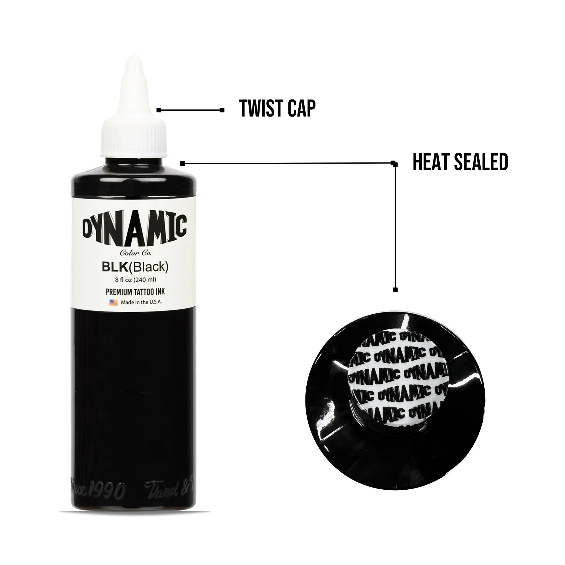 Dynamic Black Tattoo Ink 8oz 4