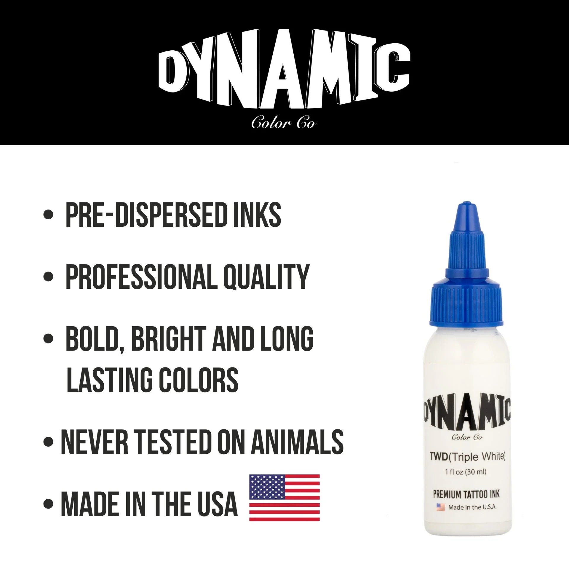 Dynamic Triple White Tattoo Ink 5