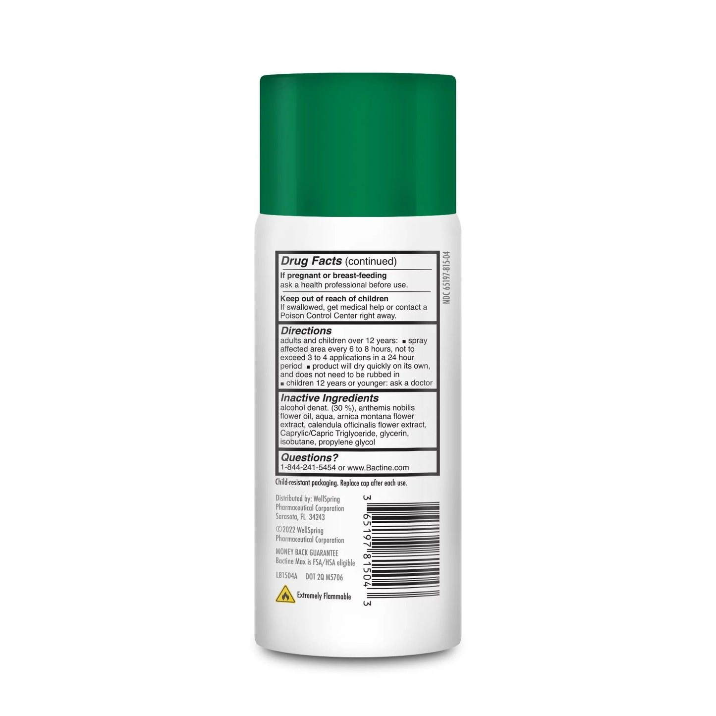 Bactine Max Dry Spray — 4oz Bottle - Ultimate Beauty