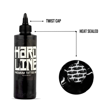 Dynamic Black Hardline Tattoo Ink — 8oz Bottle - Ultimate Beauty