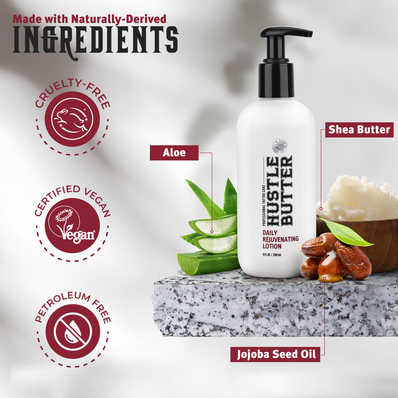 Hustle Butter Daily Rejuvenating Lotion — Single or Case of 12 - Ultimate Beauty