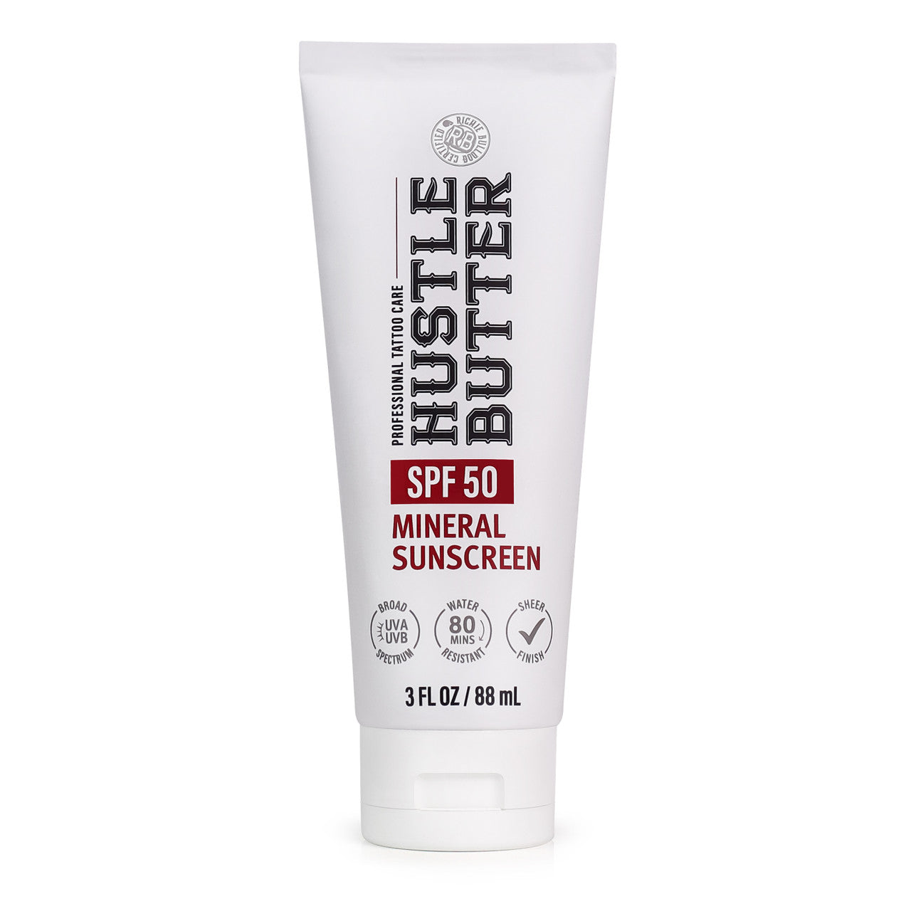 Hustle Butter Mineral Sunscreen Lotion — SPF 50 — Single or Case of 12 - Ultimate Beauty