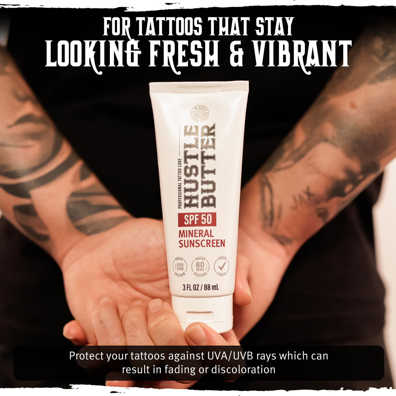 Hustle Butter Mineral Sunscreen Lotion — SPF 50 — Single or Case of 12 - Ultimate Beauty