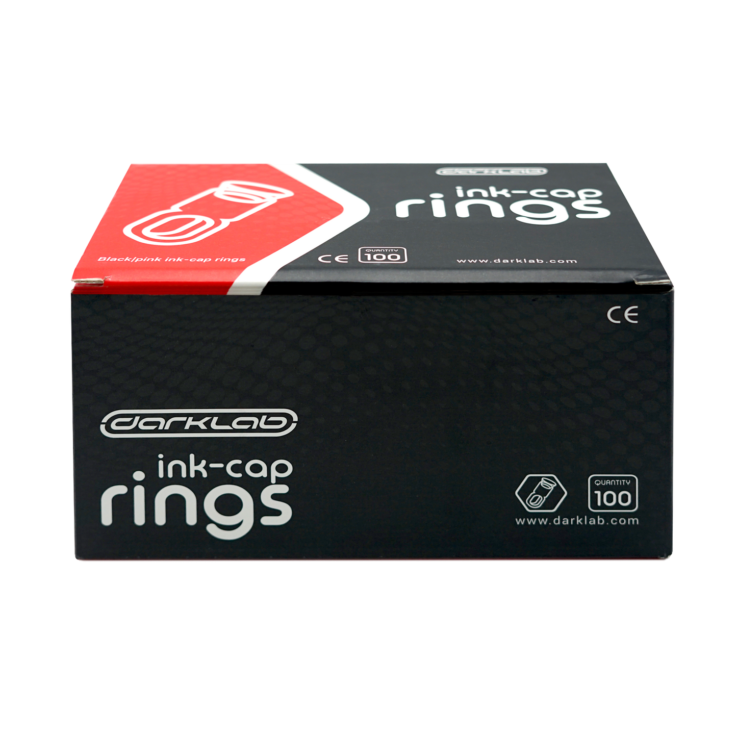 Ink Cap Rings 100pcs 50 Black/50 pink - Ultimate Beauty