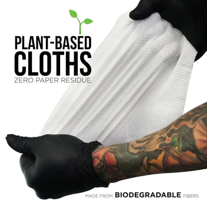 Wipe Outz Premium XL Dry White Tattoo Towels - Ultimate Beauty