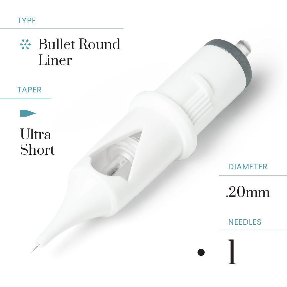 Peak Cerus PMU Cartridge Needles — Liners (20) - Ultimate Beauty