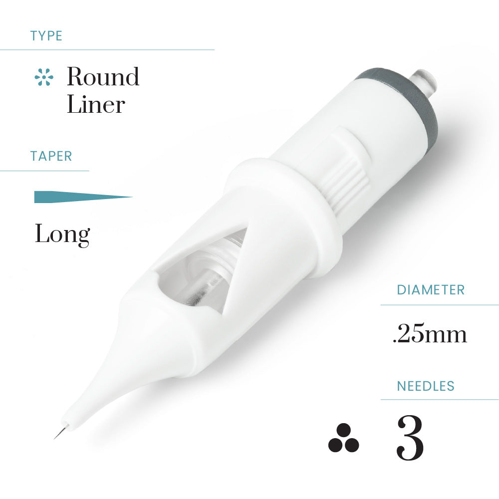 Peak Cerus PMU Cartridge Needles — Liners (20) - Ultimate Beauty
