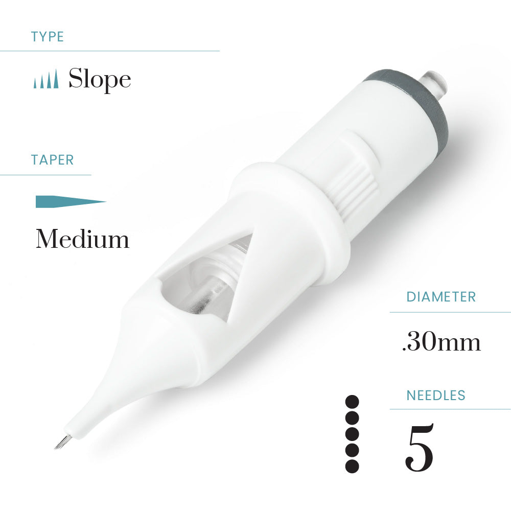 Peak Cerus PMU Cartridge Needles — Sloped (20) - Ultimate Beauty