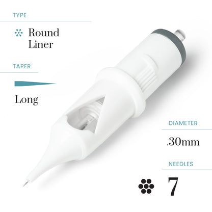 Peak Cerus PMU Cartridge Needles — Liners (20) - Ultimate Beauty