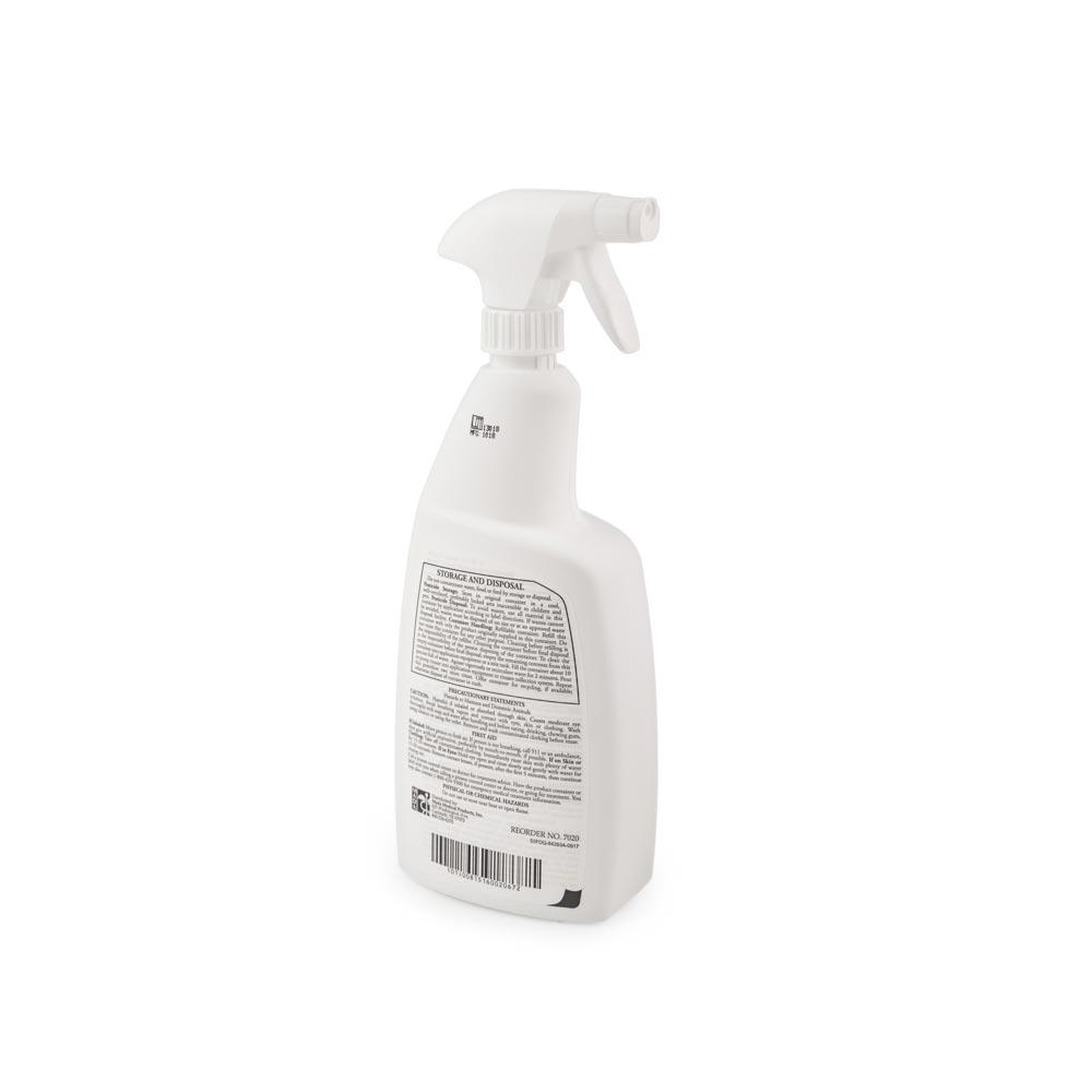 Madacide-FD - Fast Drying/Fast Acting Disinfectant - 32oz Spray Bottle (back label)